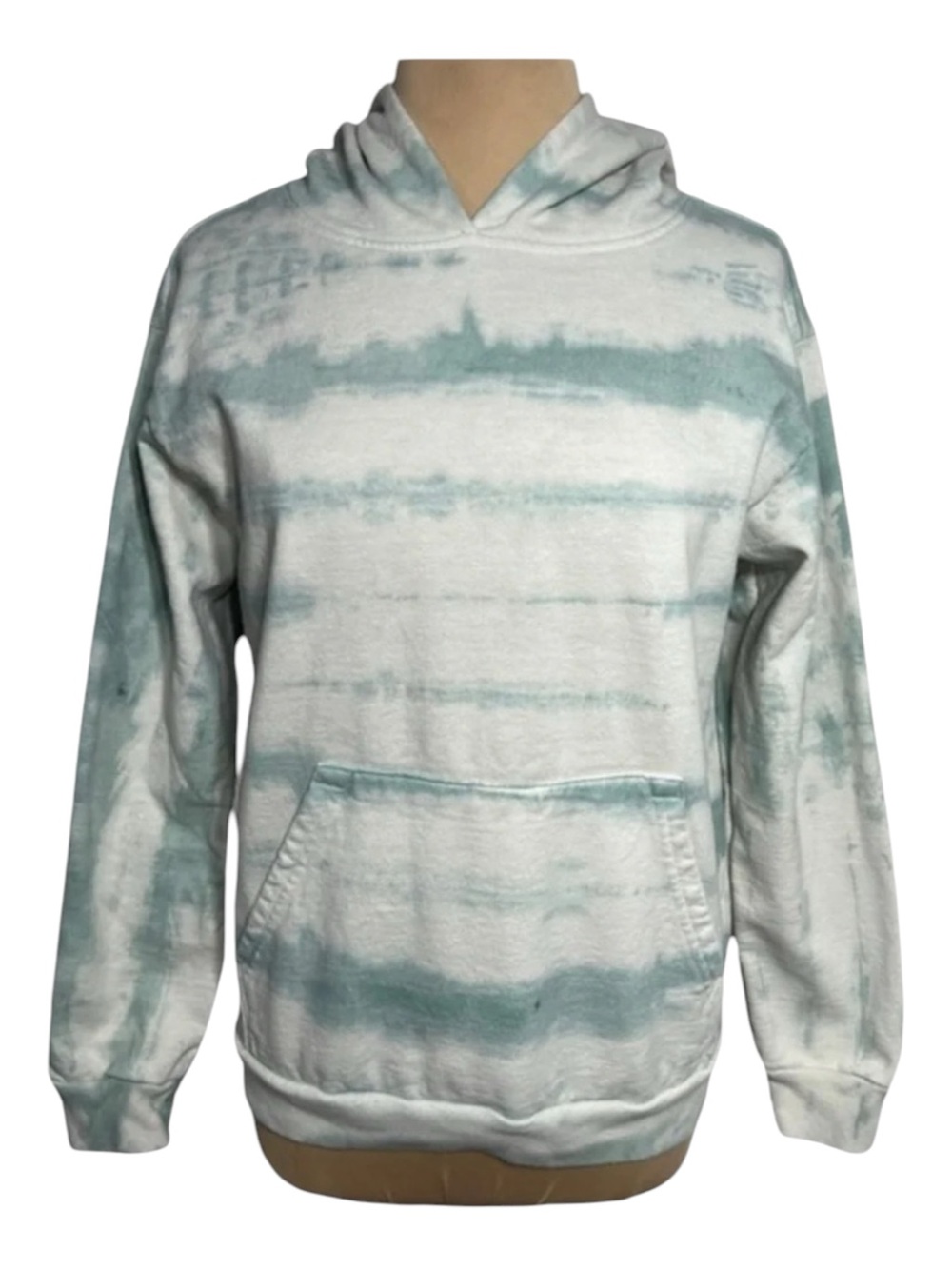 TALENTLESS Tiger Wash Cotton Tie Dye Pullover Hoodie Size Medium - Picture 3 of 14